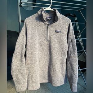 [EUC] Women’s 1/4 Zip Patagonia Better Sweater Fleece Jacket, Purple-Grey